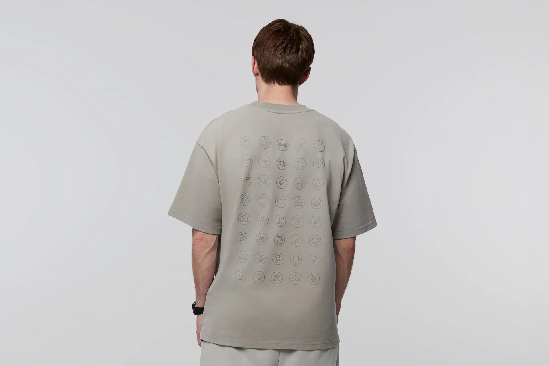 T-shirt oversize gray (The SS26 Merch Collection)